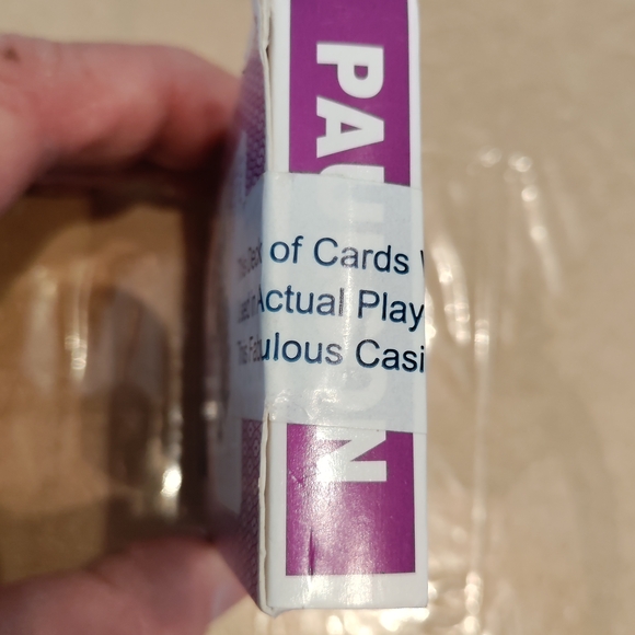 Purple Patterned Playing Cards - Picture 3 of 6